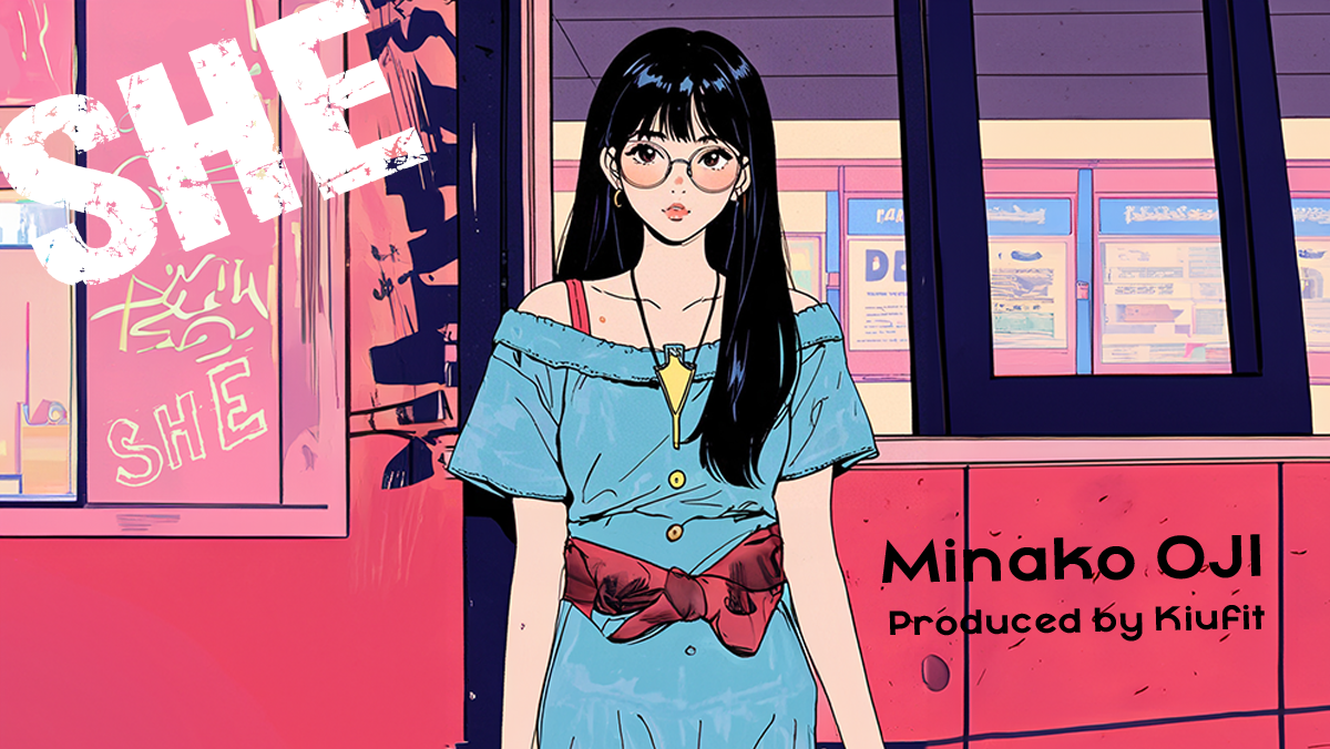 Minako OJI "SHE" Anime Ver.  Unisex t-shirt #M001