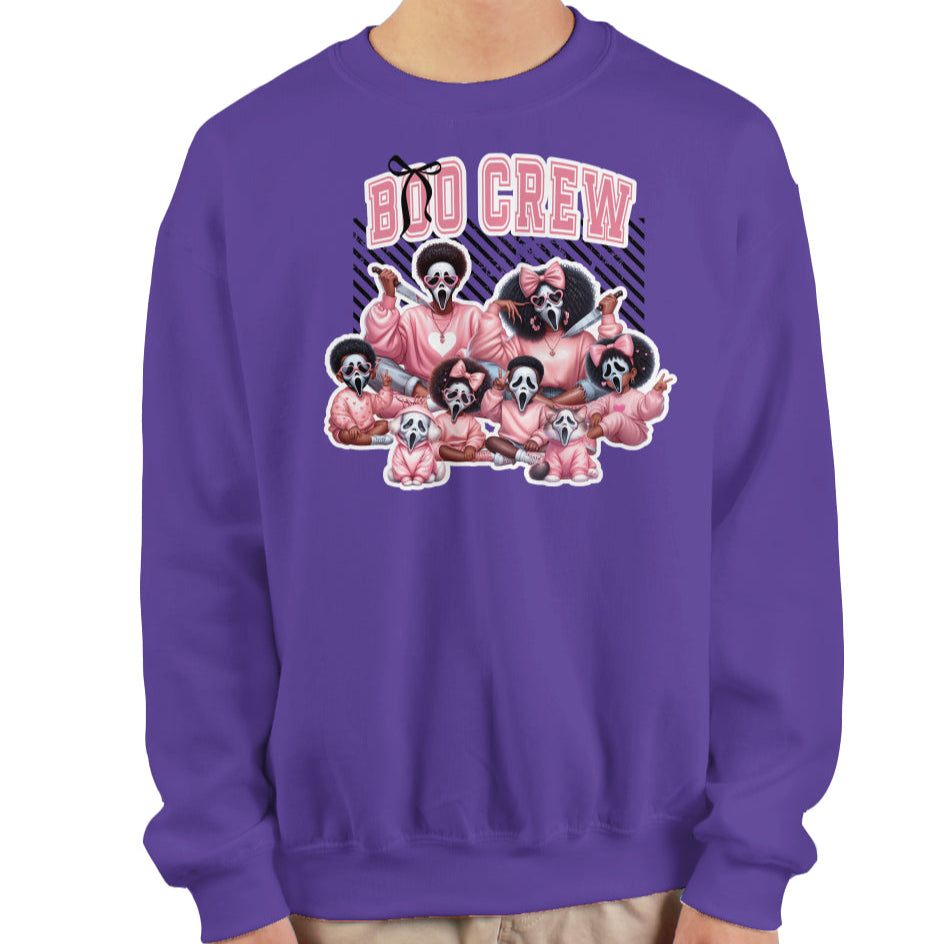 Halloween Family/Boo Crew/ heavy crewneck sweatshirt
