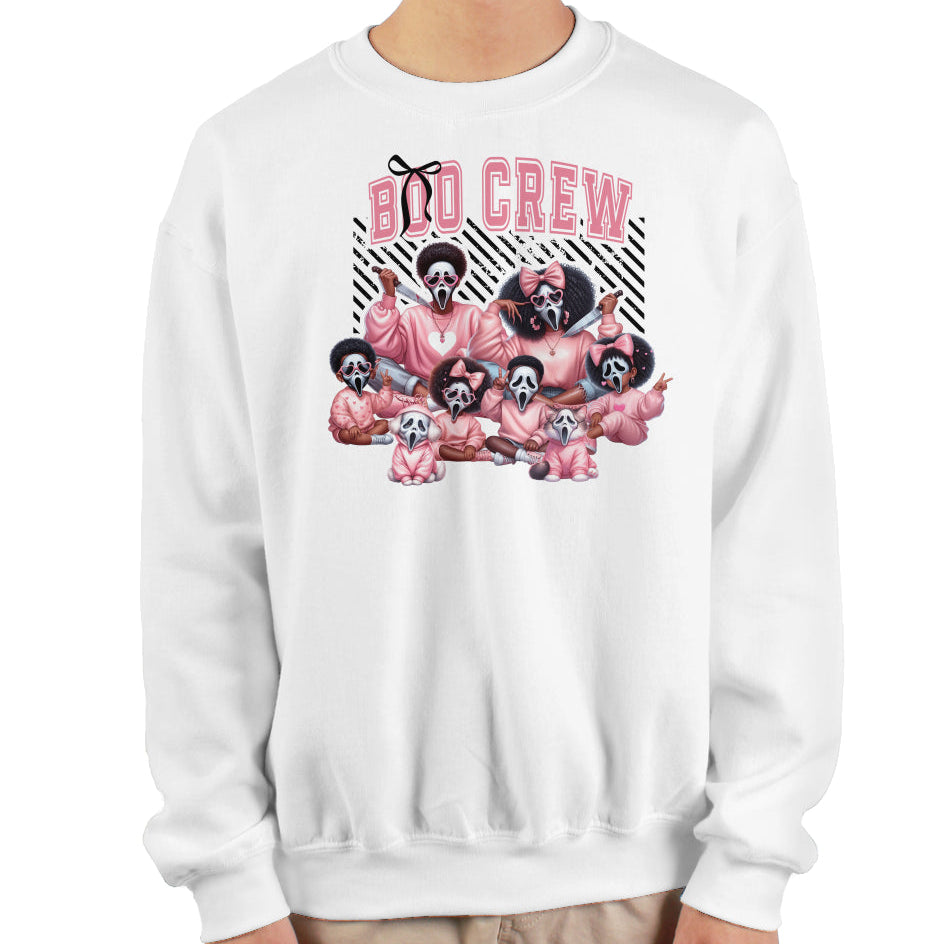 Halloween Family/Boo Crew/ heavy crewneck sweatshirt
