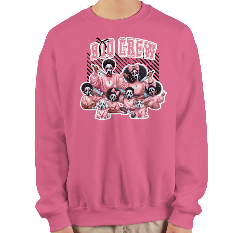 Halloween Family/Boo Crew/ heavy crewneck sweatshirt