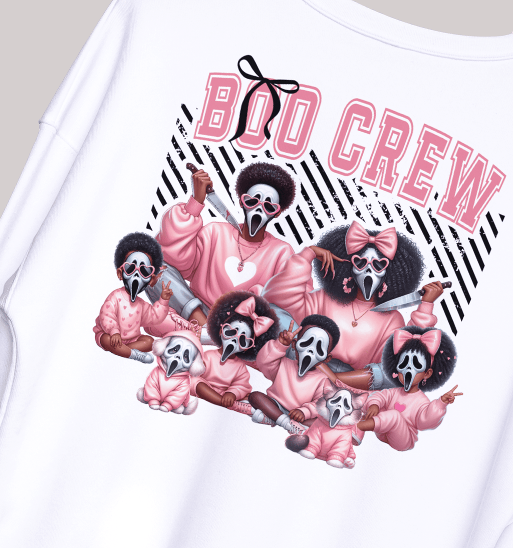 Halloween Family/Boo Crew/ heavy crewneck sweatshirt