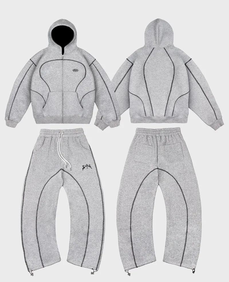High street hip hop fashion new Y2k men clothing set #006