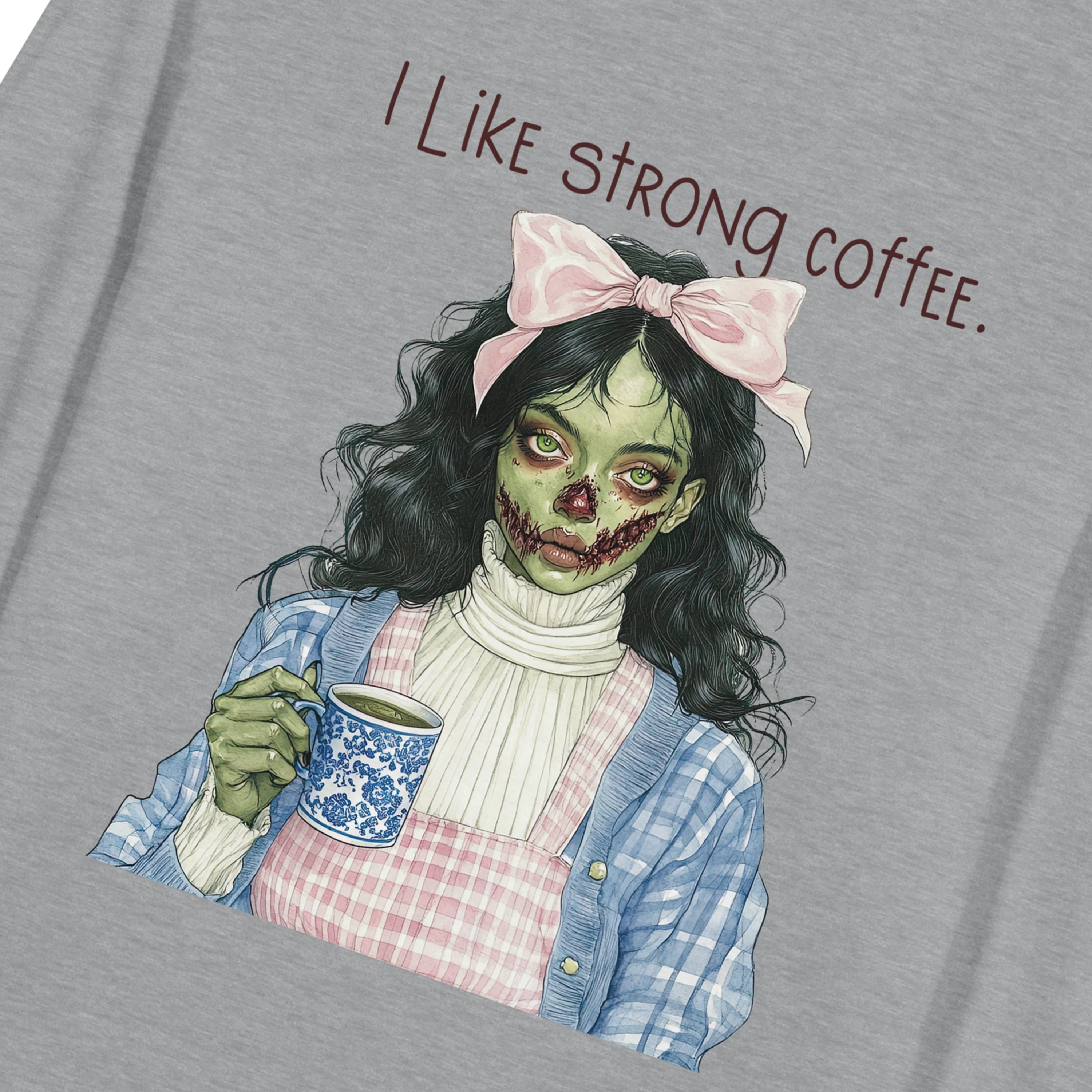 Zombi ,coffee  T #hal008