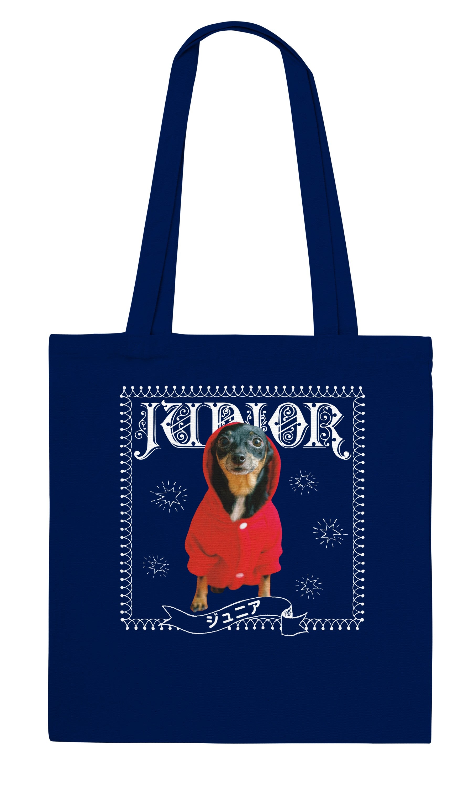 Custom-made! Create a tote bag featuring your pet's design! #tot001