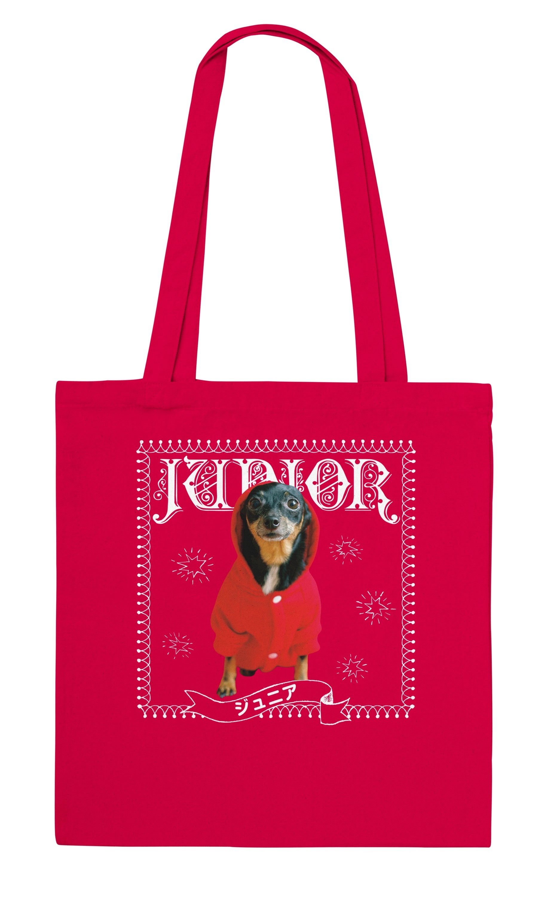 Custom-made! Create a tote bag featuring your pet's design! #tot001