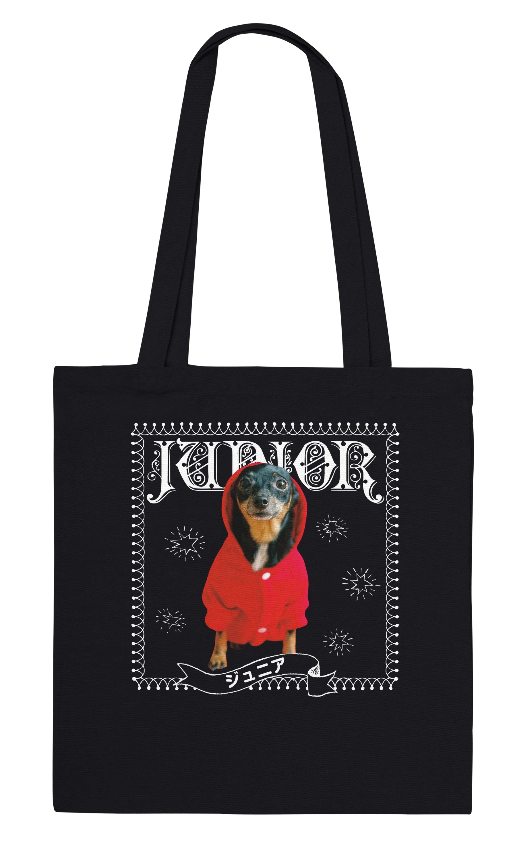 Custom-made! Create a tote bag featuring your pet's design! #tot001