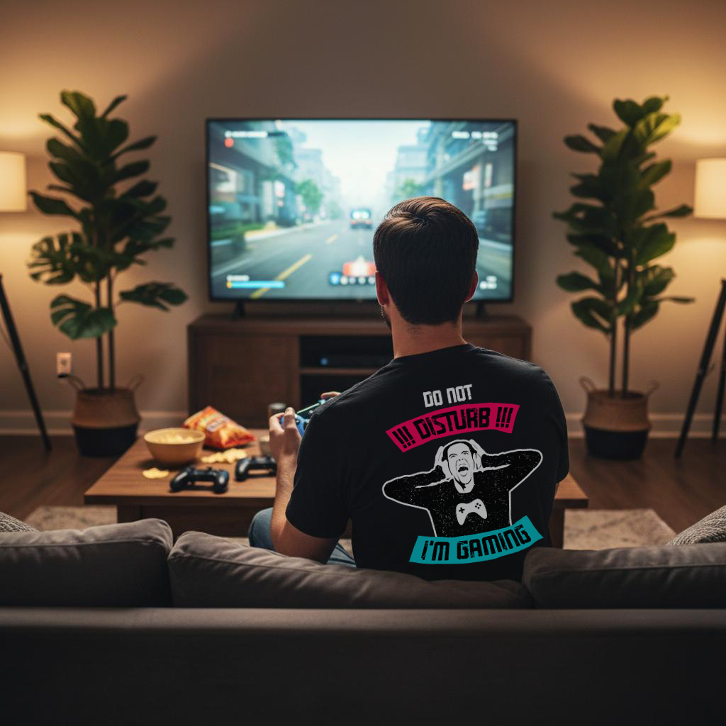 Do not disturb! I"m gaming! Tshirts/ #ga002