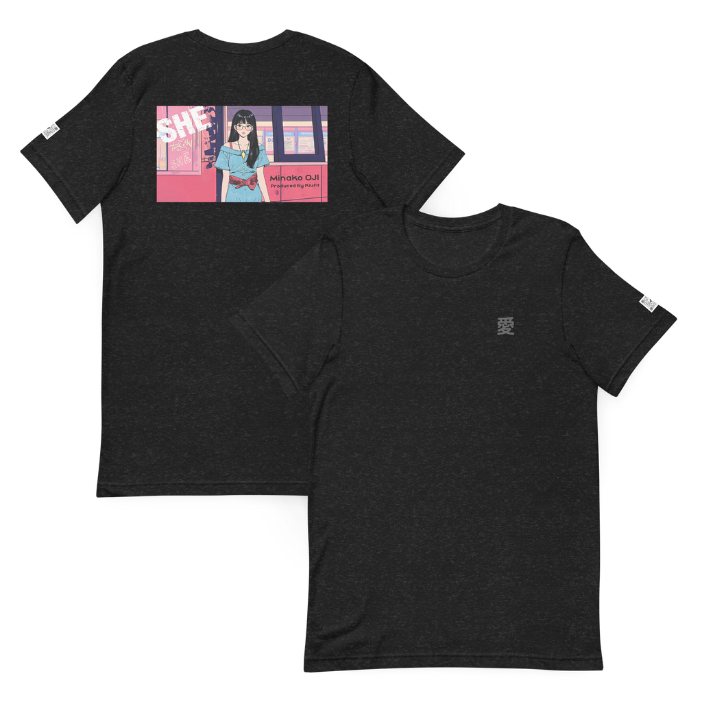 Minako OJI "SHE" Anime Ver.  Unisex t-shirt #M001