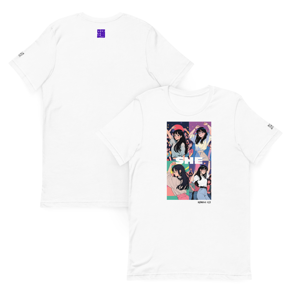 Minako OJI "SHE" Anime Ver. Unisex t-shirt #M002