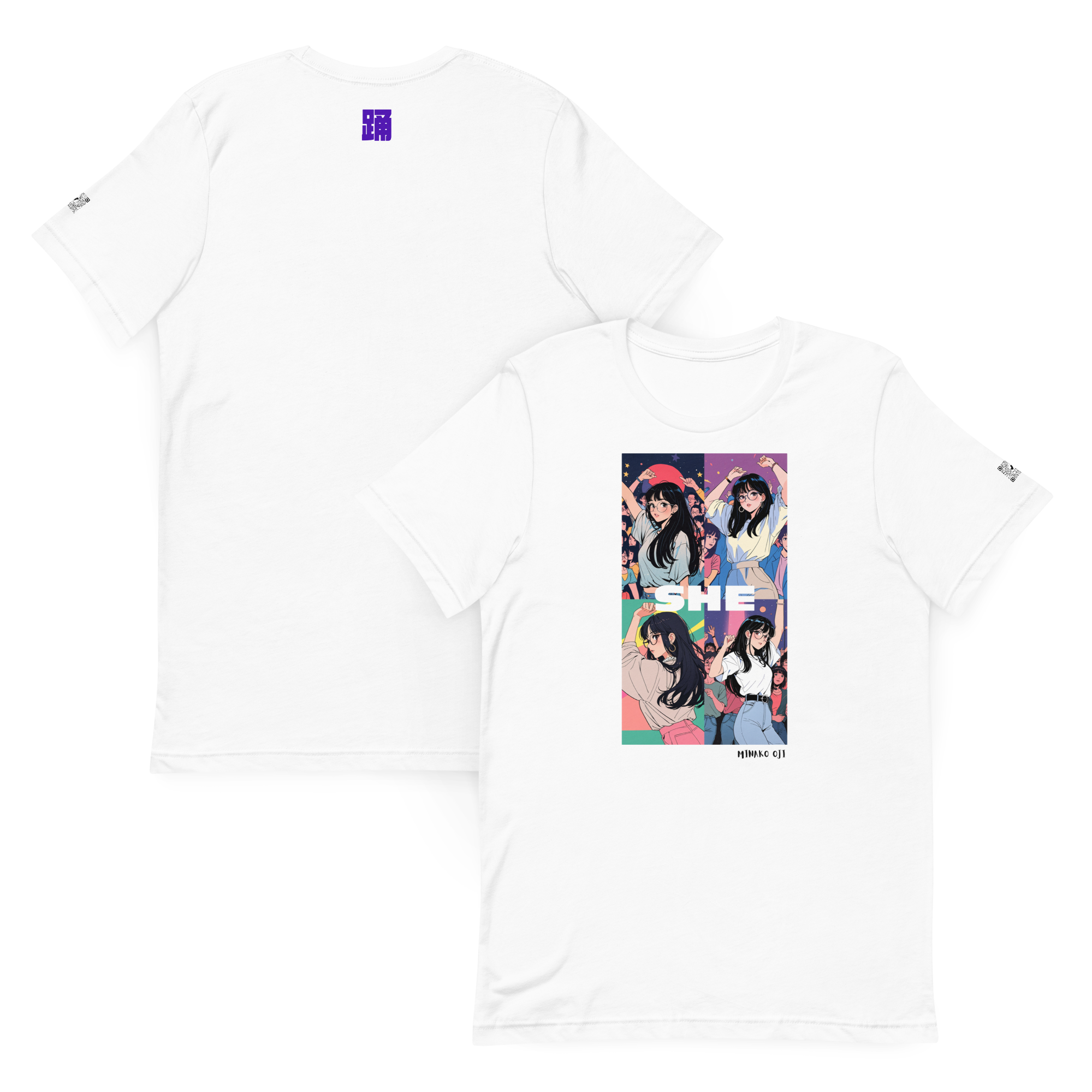 Minako OJI "SHE" Anime Ver. Unisex t-shirt #M002