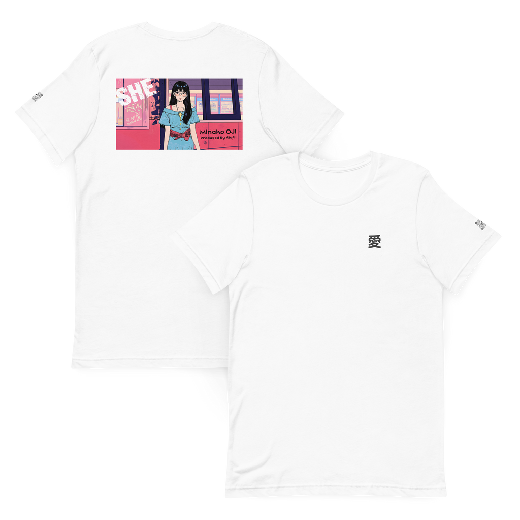 Minako OJI "SHE" Anime Ver.  Unisex t-shirt #M001
