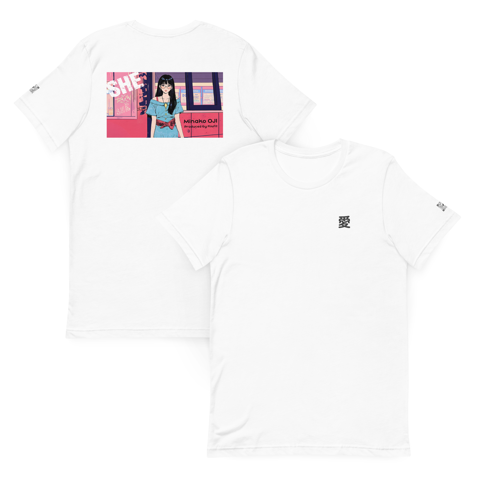 Minako OJI "SHE" Anime Ver.  Unisex t-shirt #M001